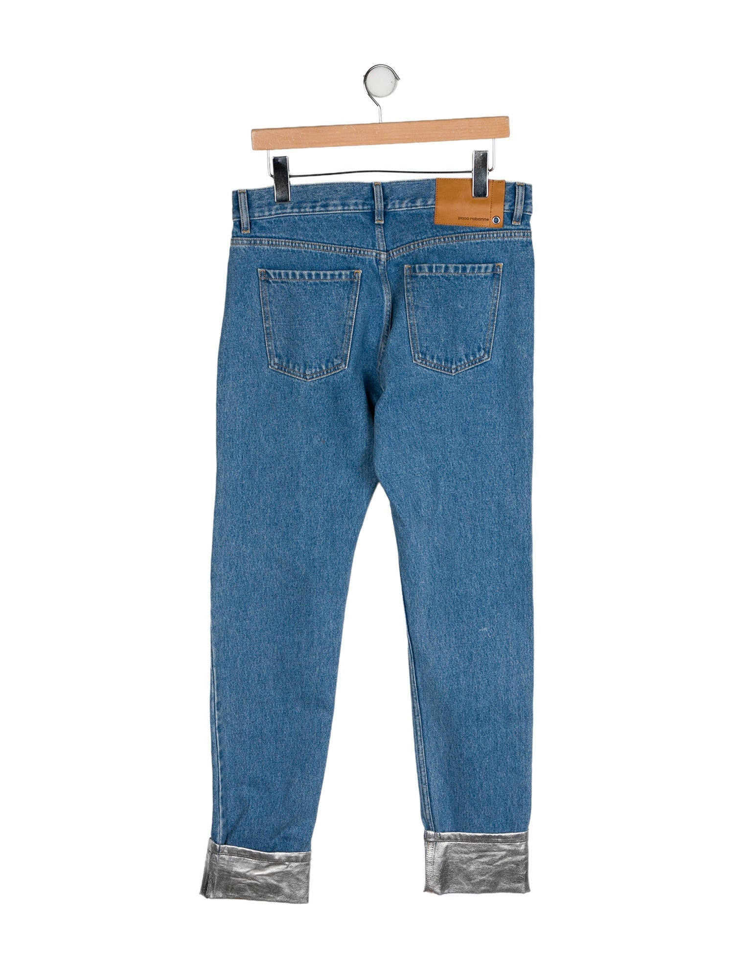 Paco Rabanne Mid-Rise Straight Leg Jeans