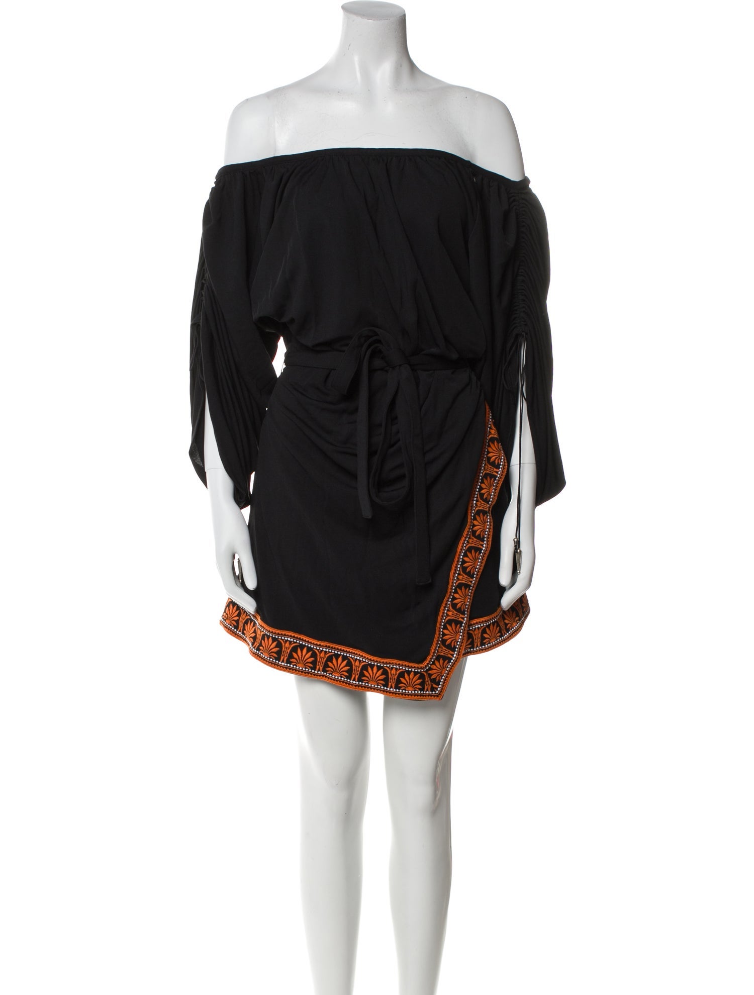 Paco Rabanne Off-The-Shoulder Mini Dress