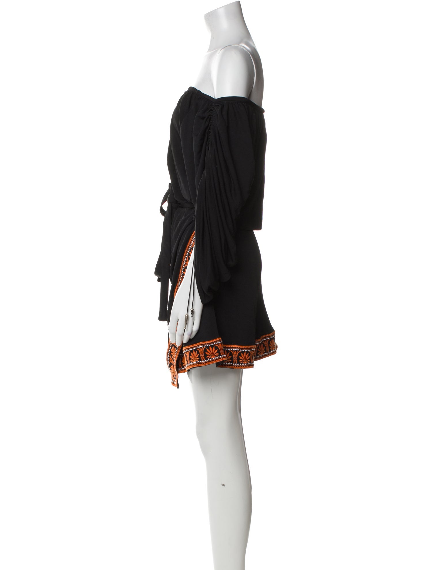 Paco Rabanne Off-The-Shoulder Mini Dress