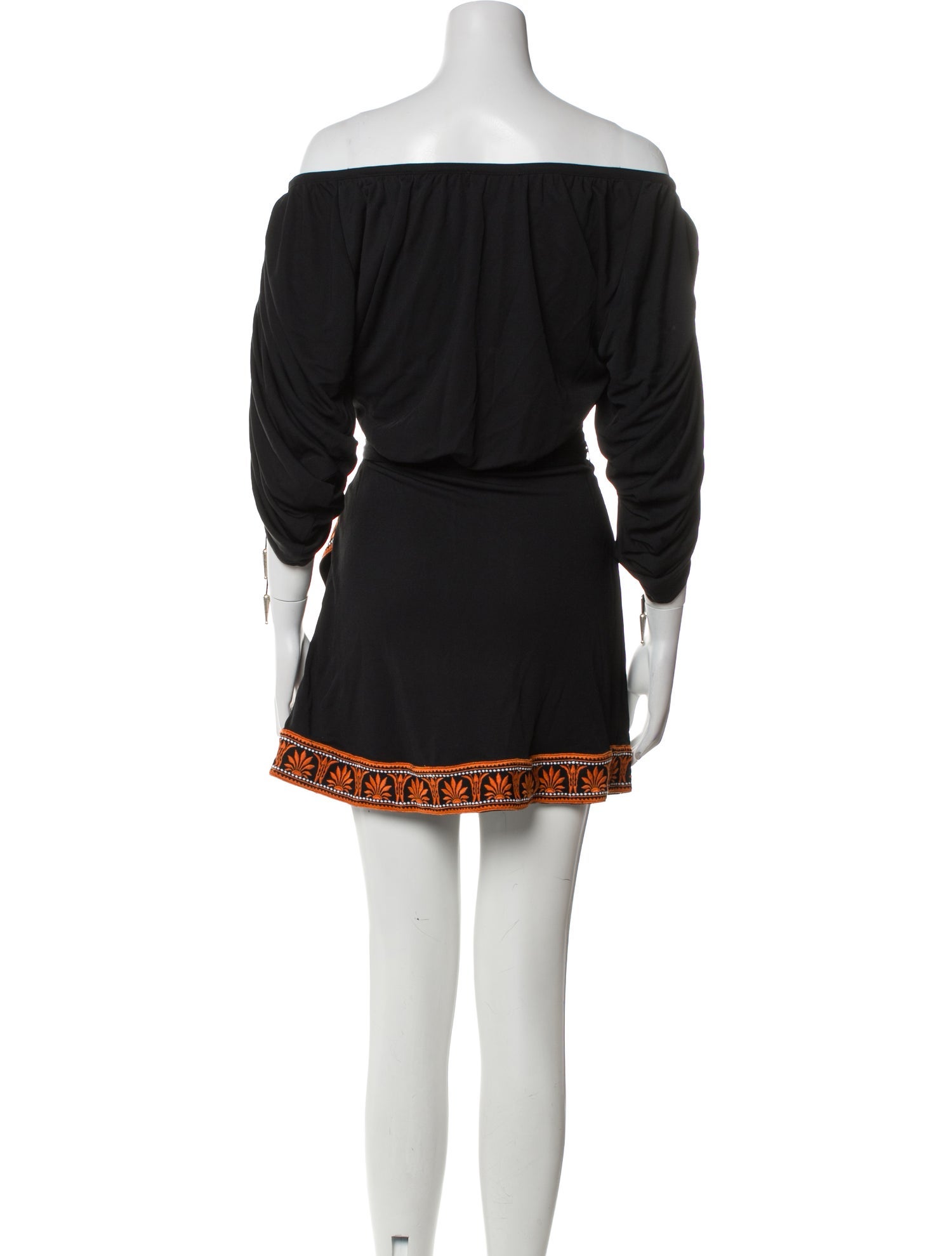 Paco Rabanne Off-The-Shoulder Mini Dress