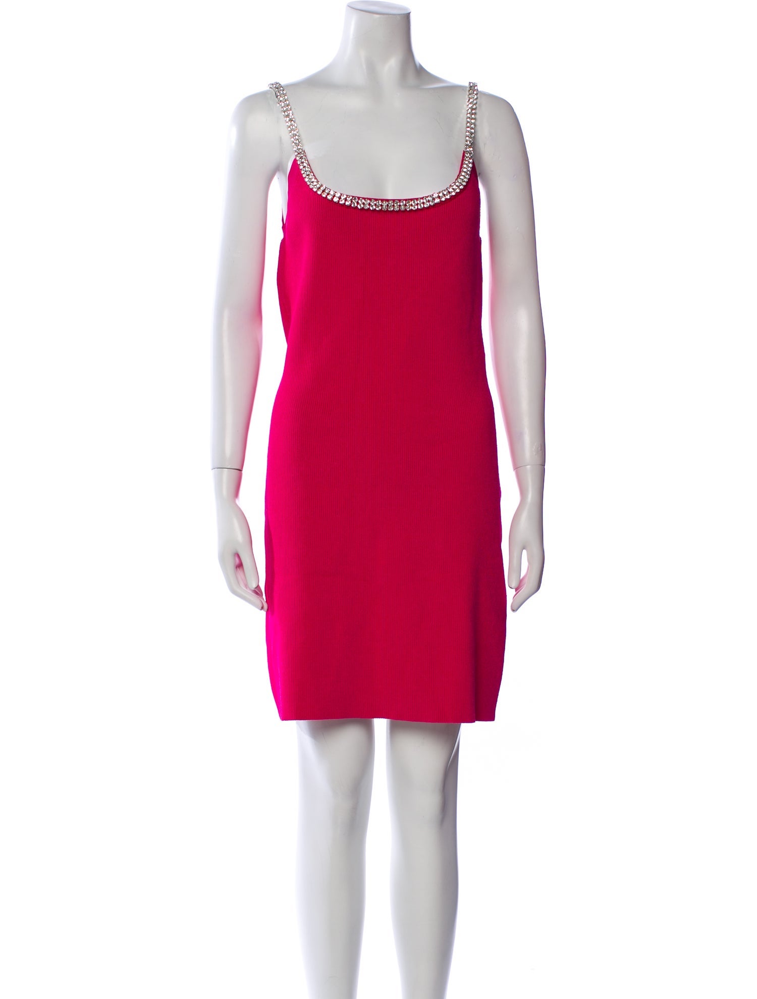 Paco Rabanne Scoop Neck Mini Dress