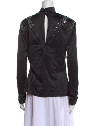 Paco Rabanne Turtleneck Long Sleeve Top