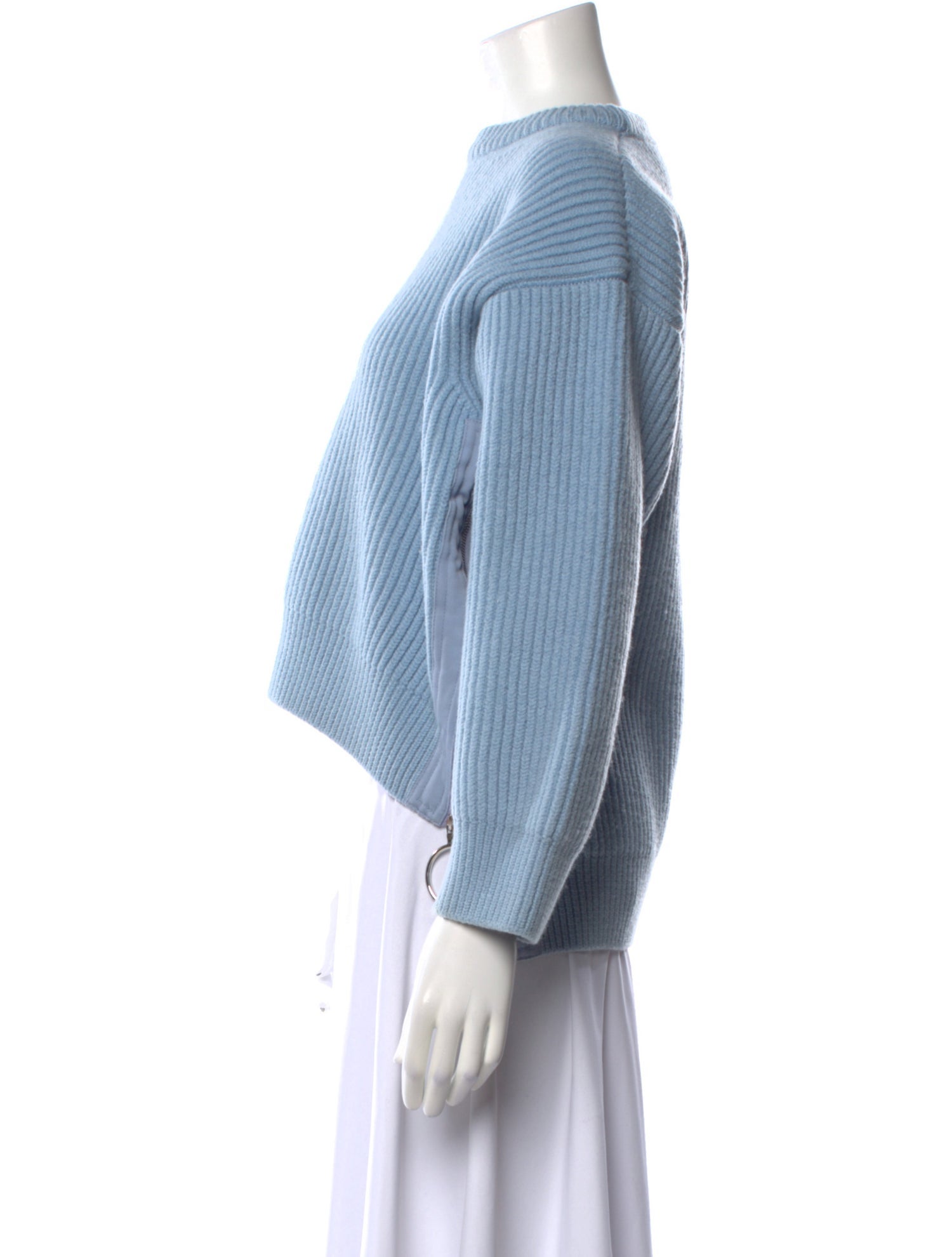 Paco Rabanne Virgin Wool Bateau Neckline Sweater