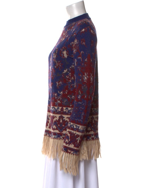 Paco Rabanne Alpaca Printed Sweater