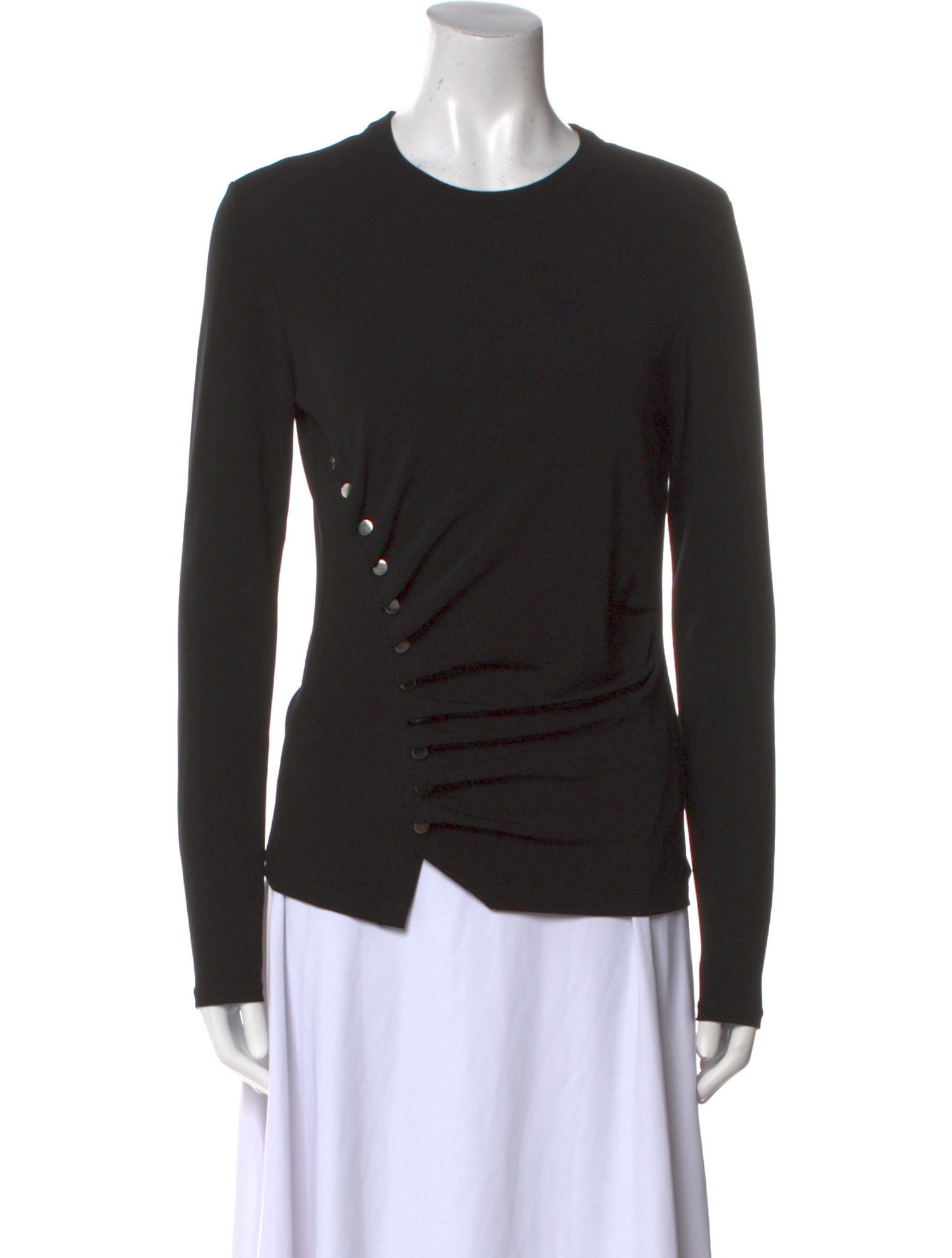 Paco Rabanne Crew Neck Long Sleeve Top