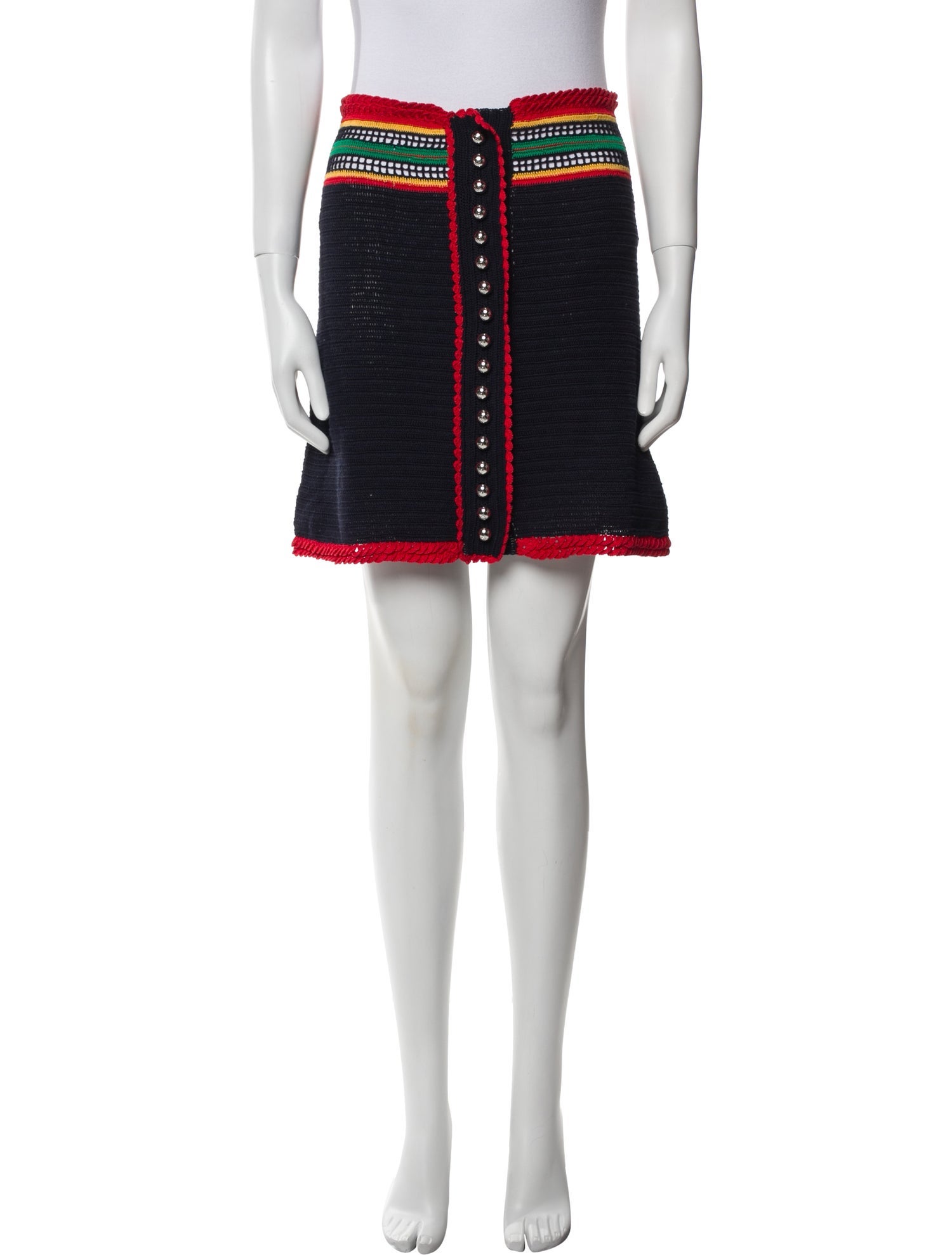 Paco Rabanne Printed Mini Skirt