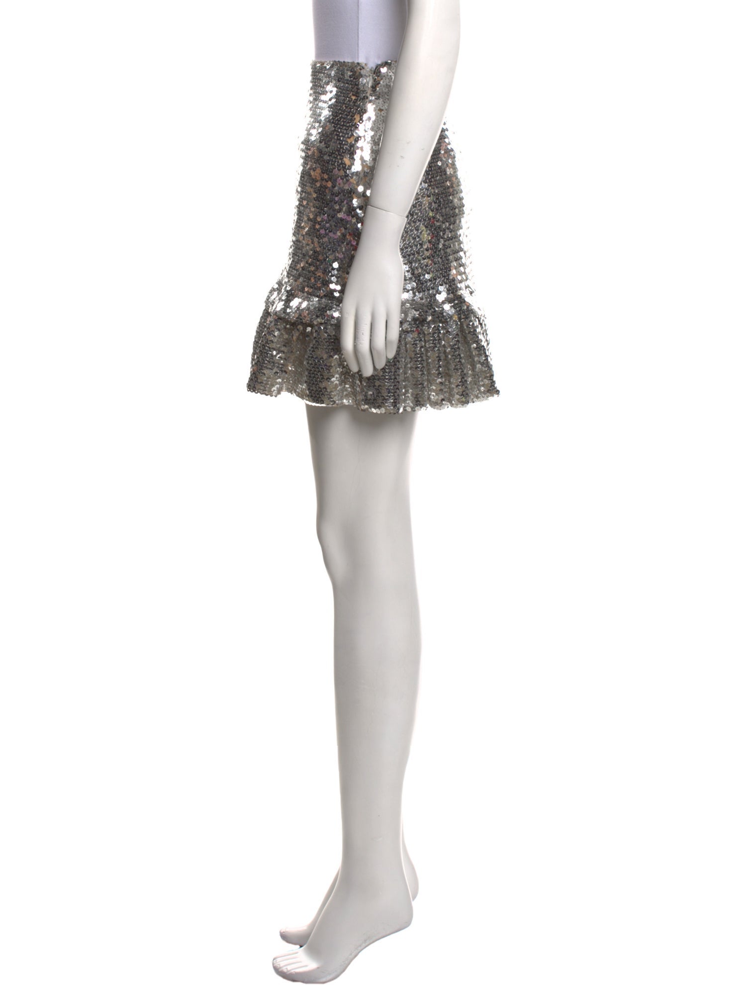 Paco Rabanne Sequin Embellishments Mini Skirt
