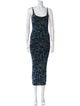 Paco Rabanne Wool Long Dress