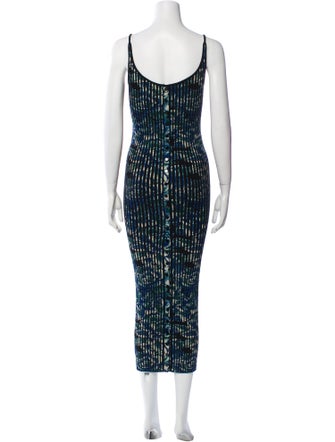 Paco Rabanne Wool Long Dress