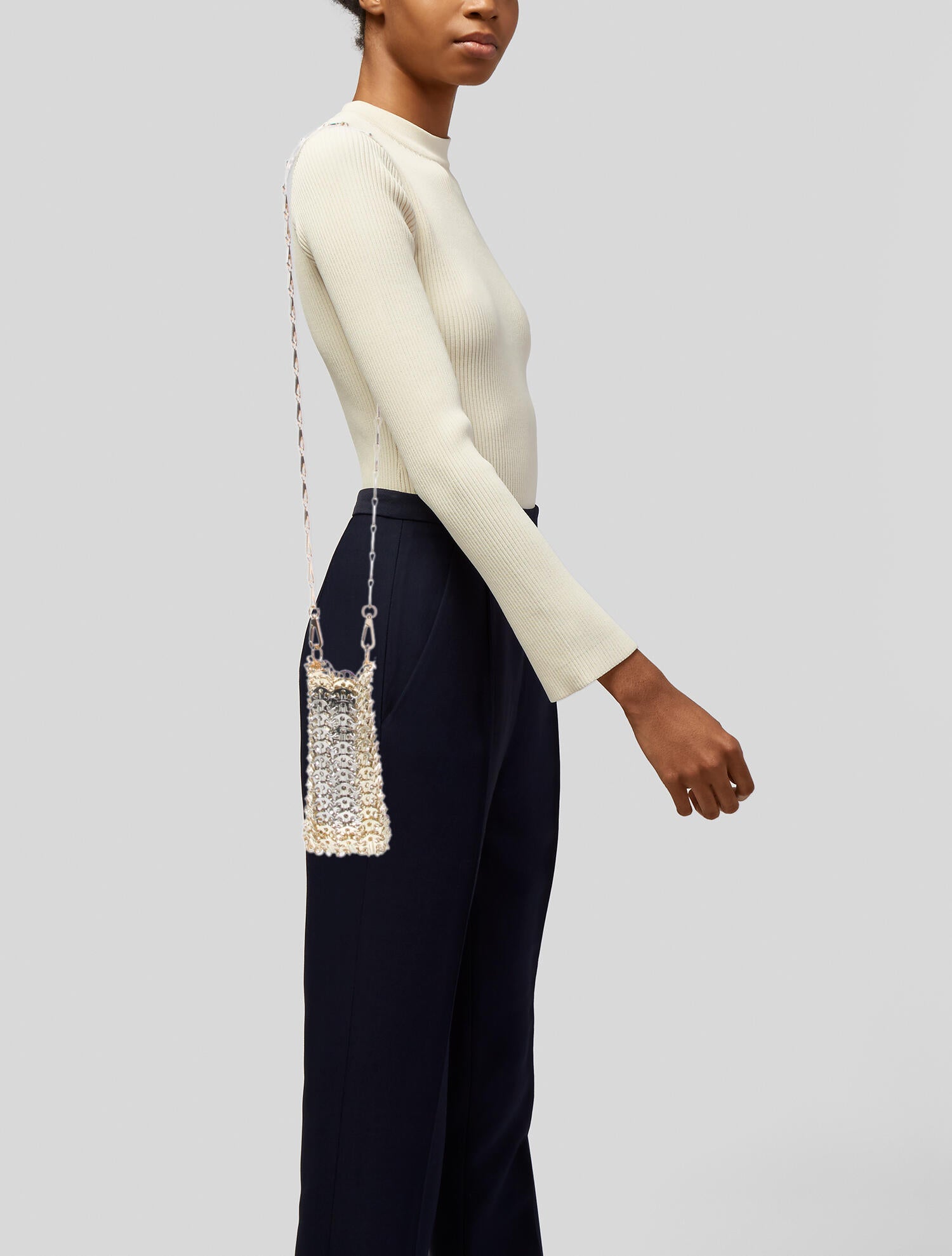 Paco Rabanne Metal Shoulder Bag