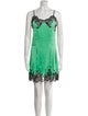 Paco Rabanne Lace Pattern Mini Dress