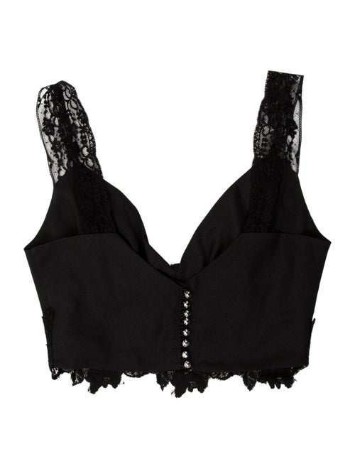 Paco Rabanne V-Neck Sleeveless Crop Top