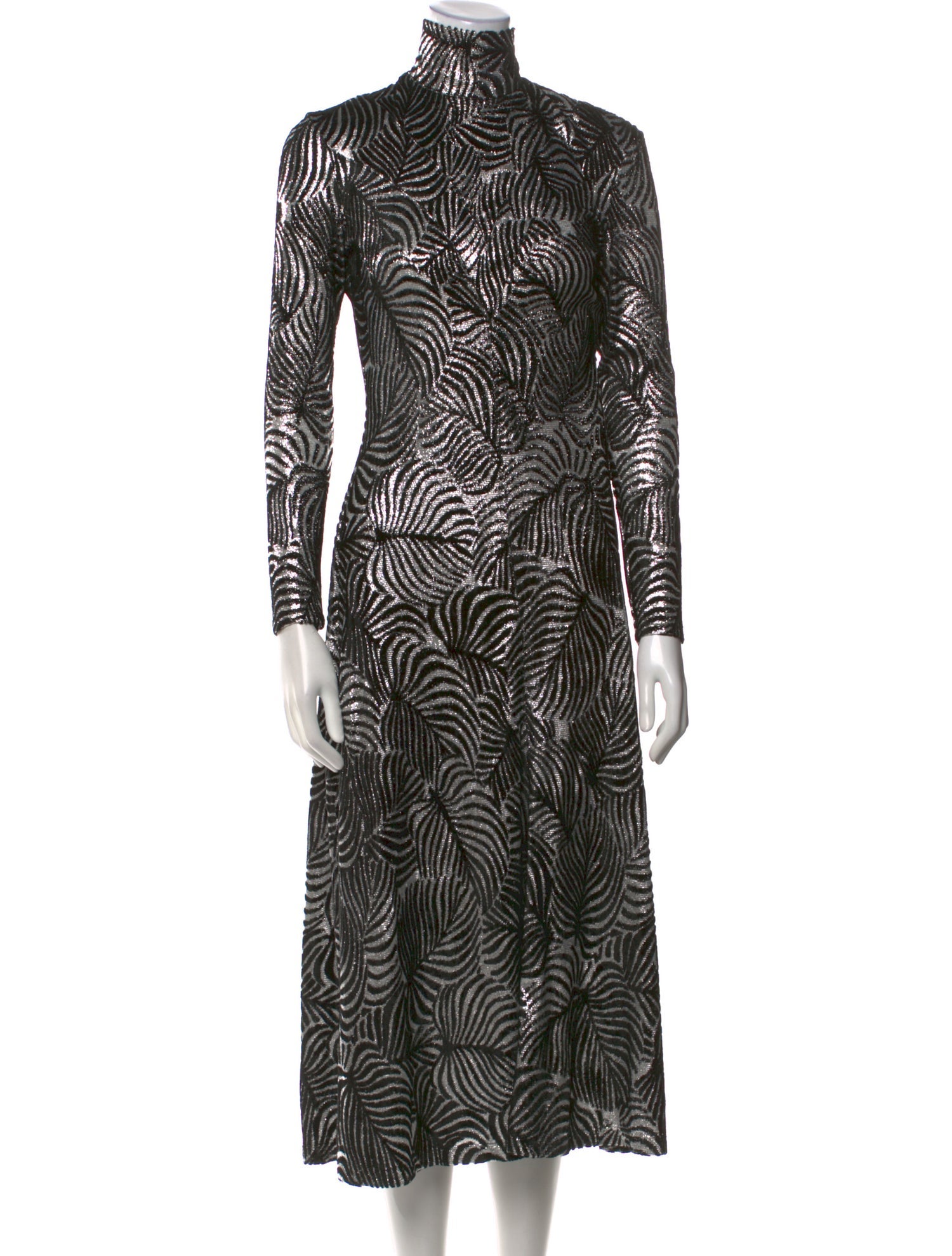 Paco Rabanne Printed Long Dress