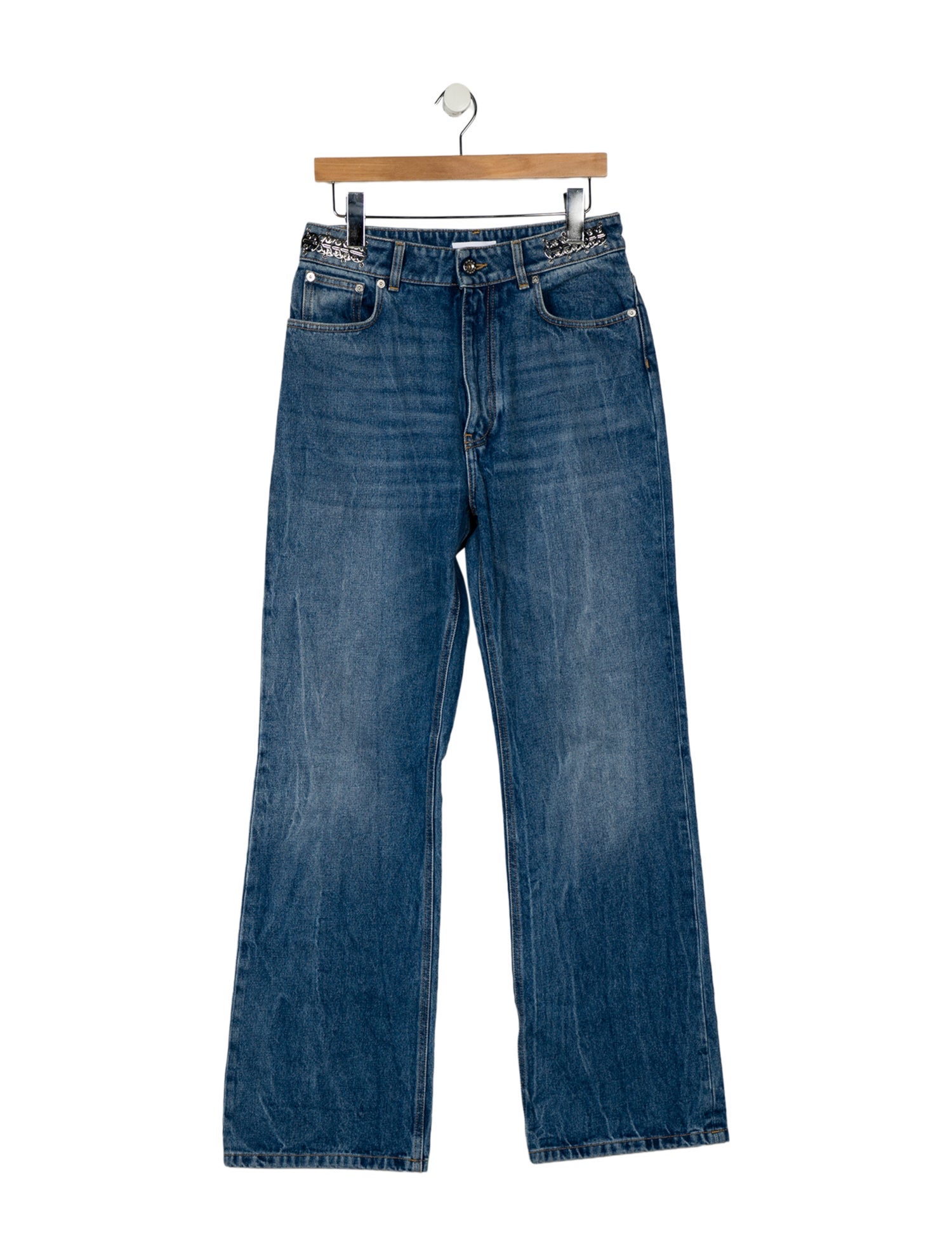 Paco Rabanne High-Rise Wide Leg Jeans
