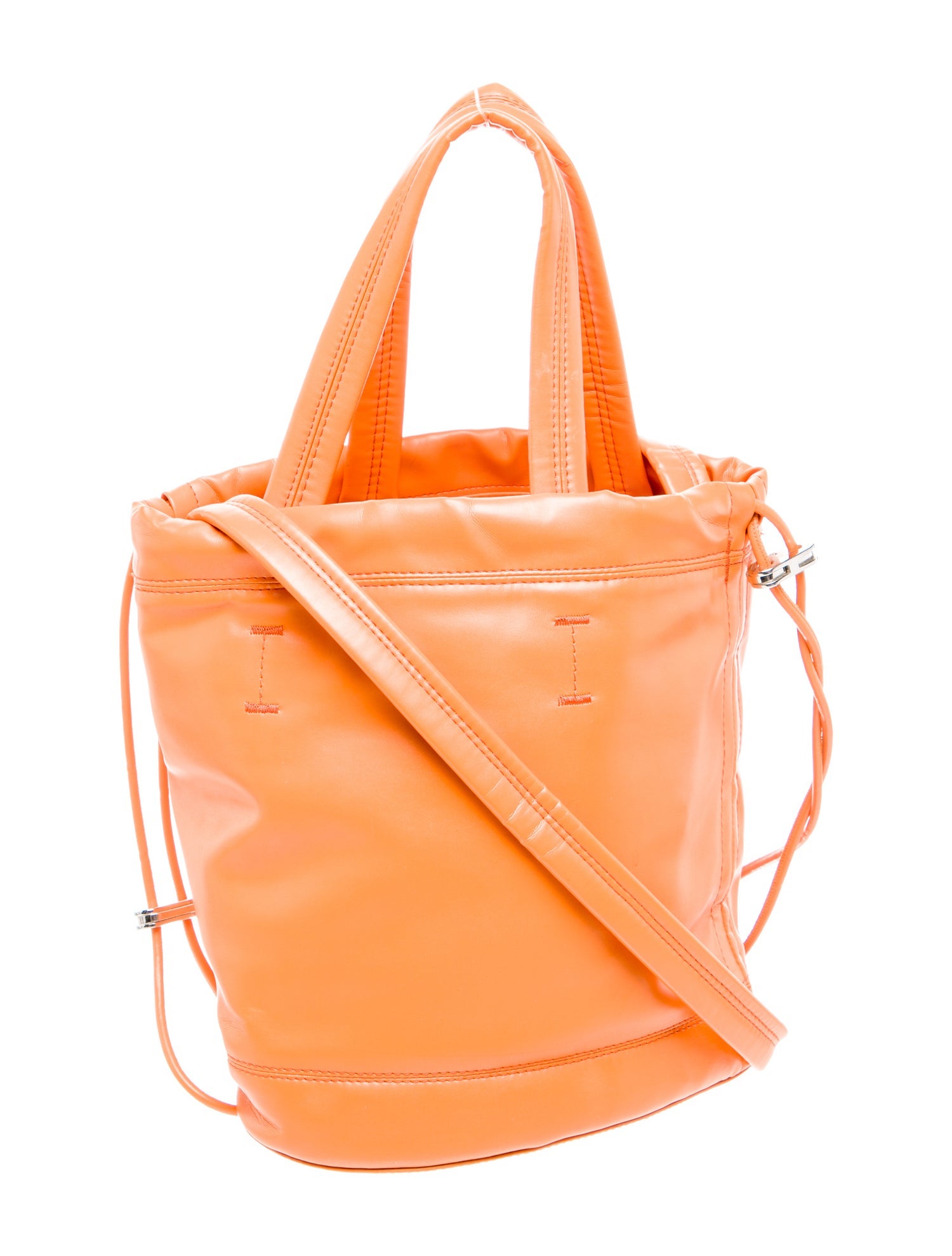 Paco Rabanne Leather Bucket Bag