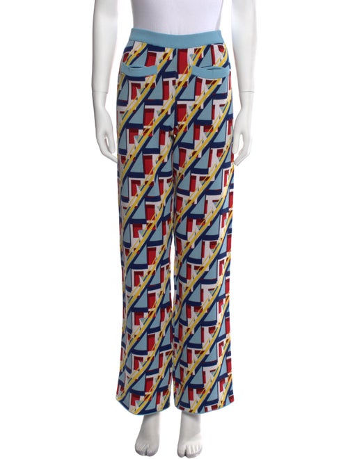 Paco Rabanne Printed Wide Leg Pants
