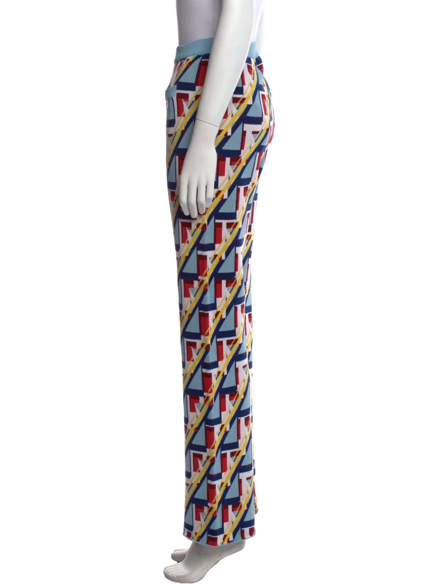 Paco Rabanne Printed Wide Leg Pants