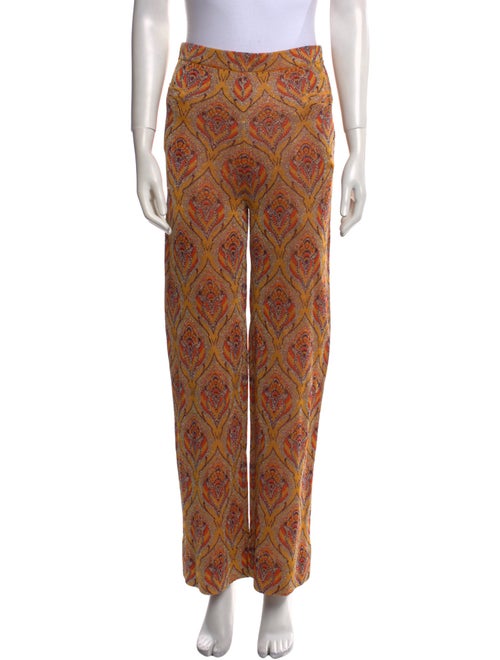 Paco Rabanne Printed Wide Leg Pants