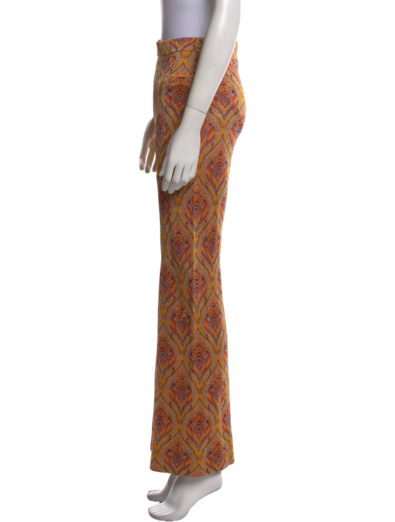 Paco Rabanne Printed Wide Leg Pants