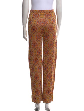 Paco Rabanne Printed Wide Leg Pants