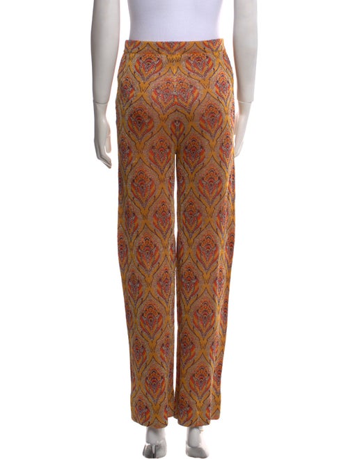 Paco Rabanne Printed Wide Leg Pants