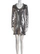 Paco Rabanne Sequin Mini Dress