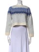 Paco Rabanne Virgin Wool Printed Sweater