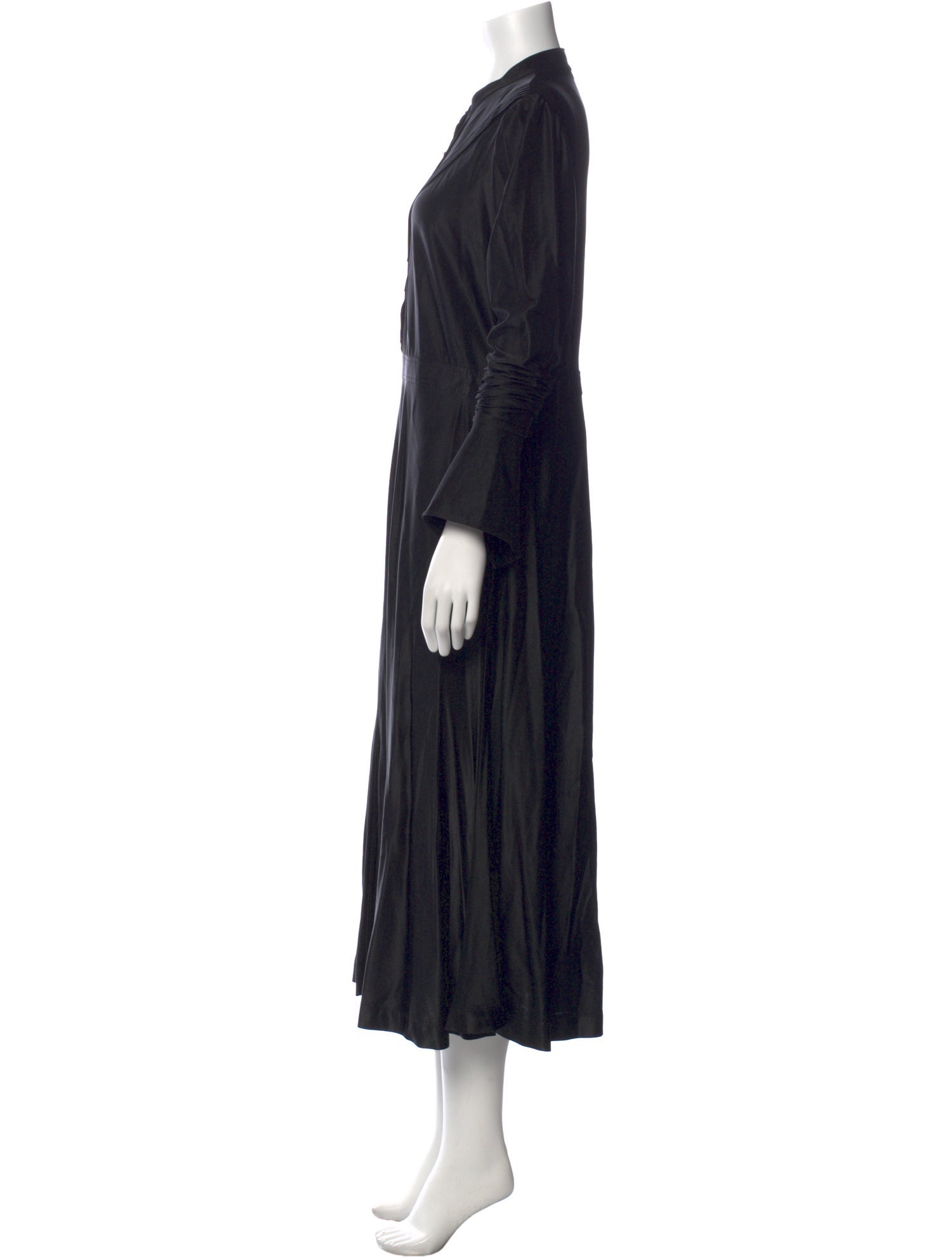 Paco Rabanne Mock Neck Long Dress