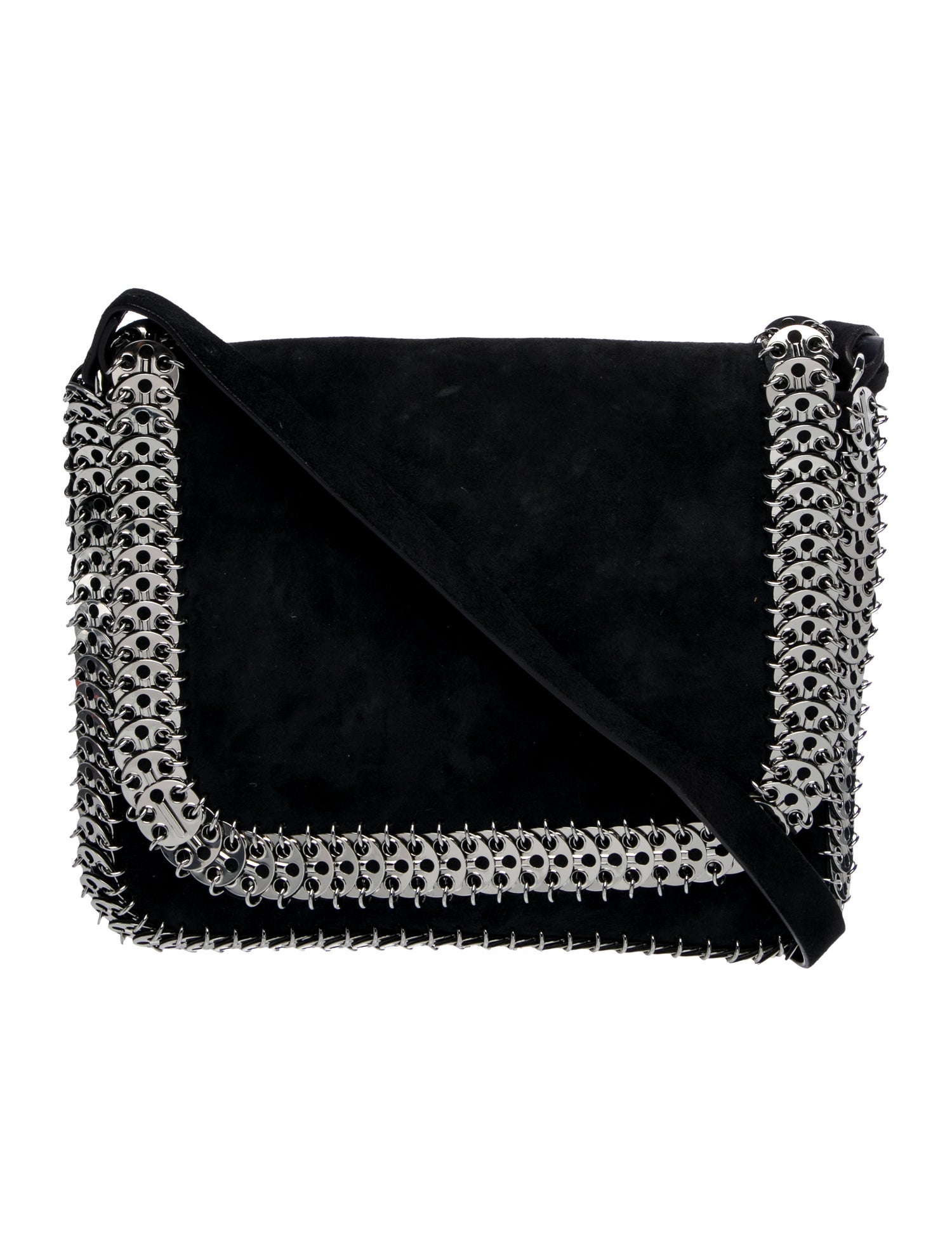 Paco Rabanne Suede Crossbody Bag