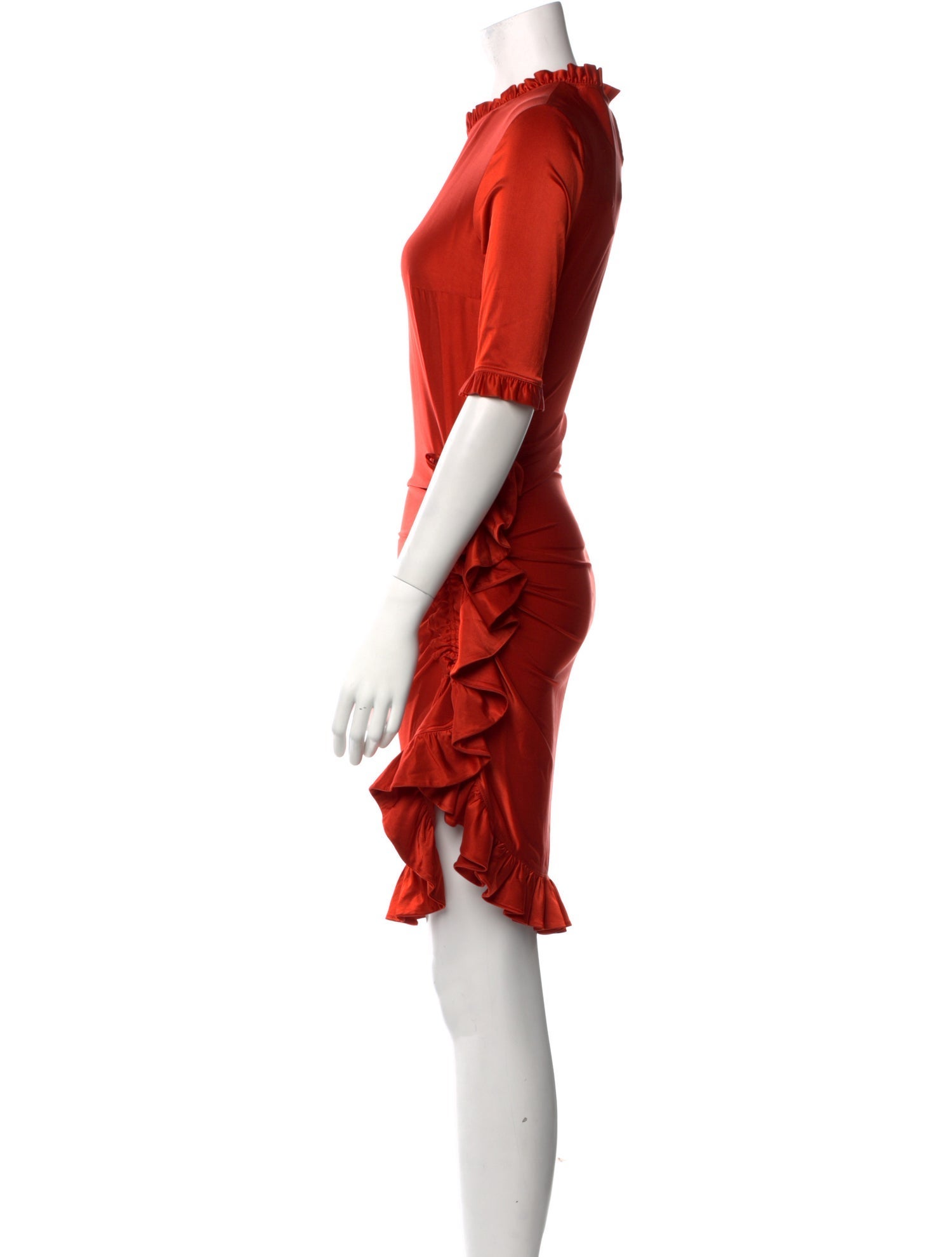 Paco Rabanne Crew Neck Mini Dress