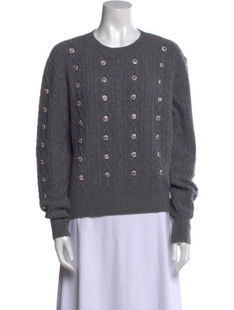 Paco Rabanne Merino Wool Crew Neck Sweater