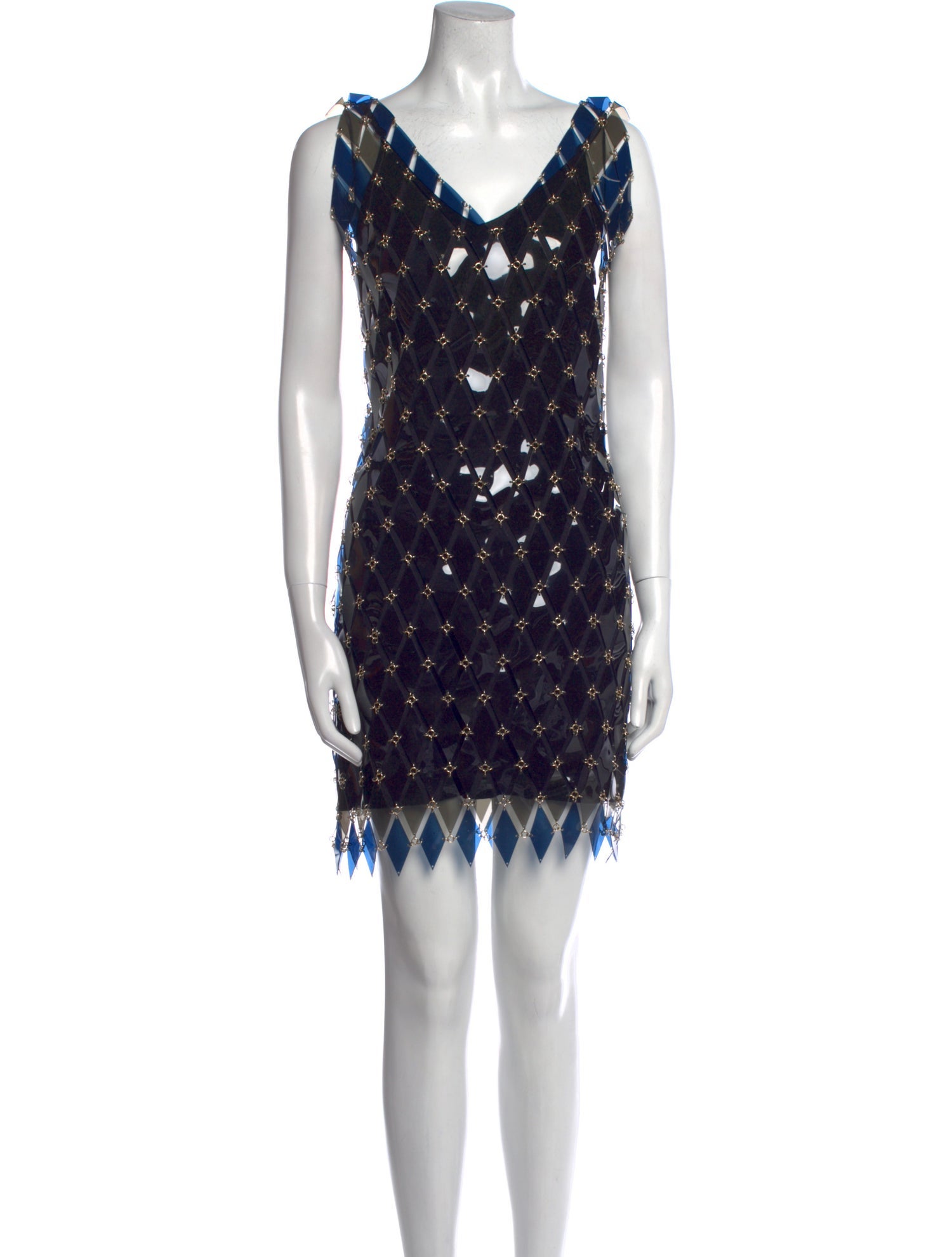 Paco Rabanne Printed Mini Dress
