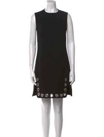 Paco Rabanne Crew Neck Mini Dress