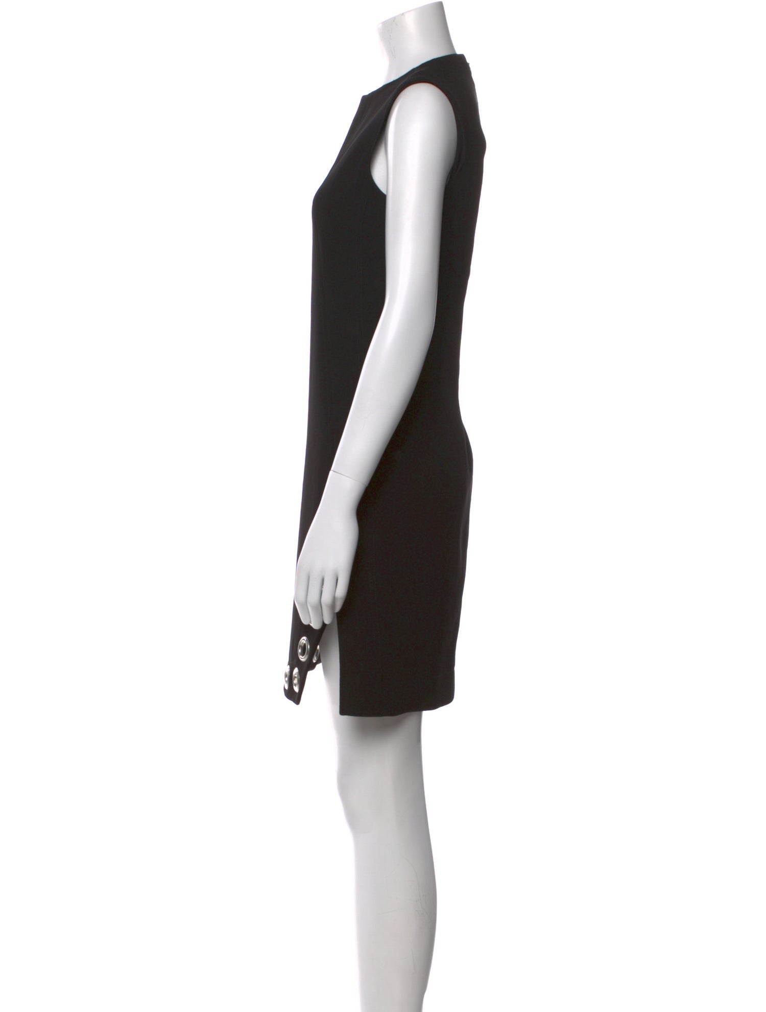 Paco Rabanne Crew Neck Mini Dress