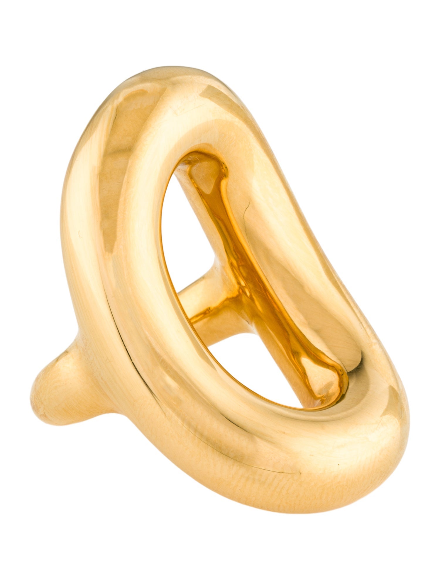 Paco Rabanne Oval Frame Cocktail Ring