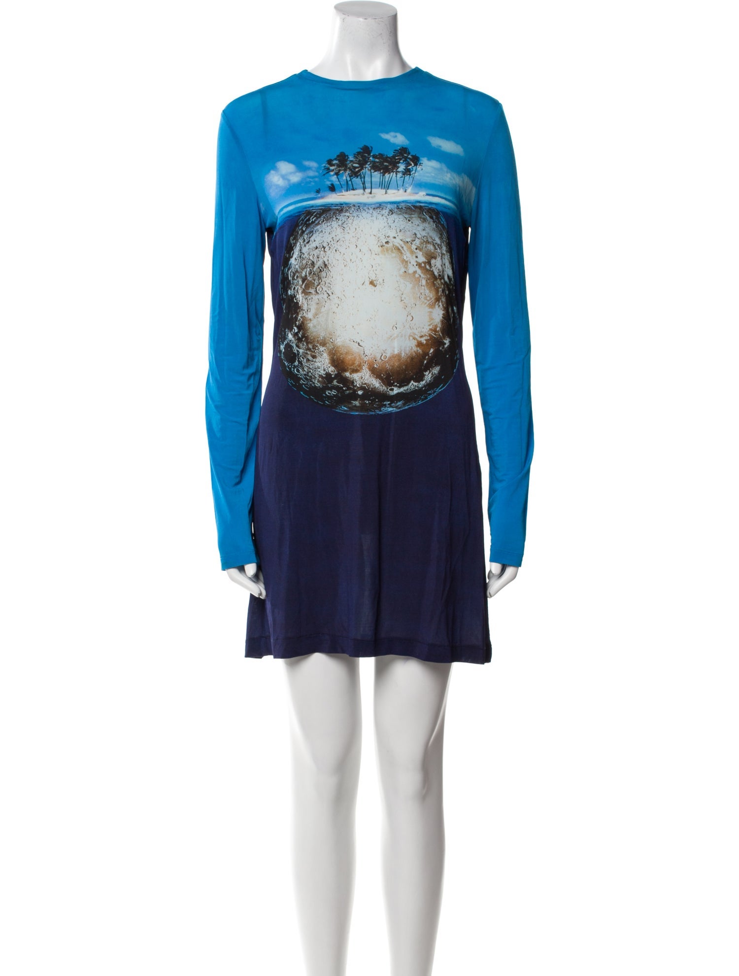 Paco Rabanne Graphic Print Mini Dress