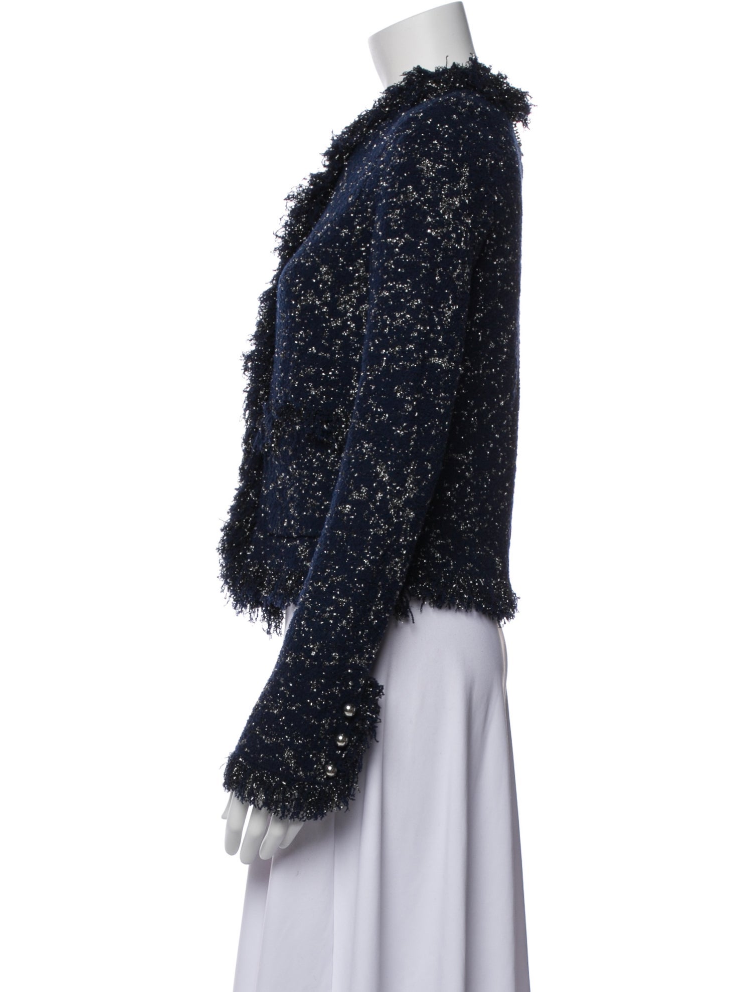 Paco Rabanne Tweed Pattern Evening Jacket