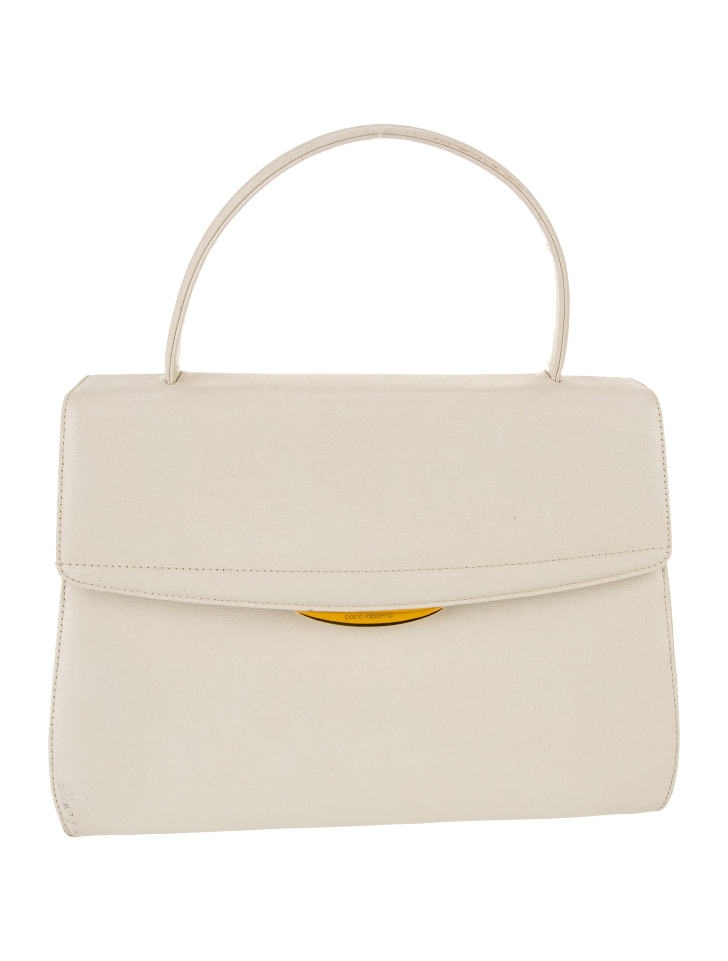 Paco Rabanne Leather Top Handle Bag