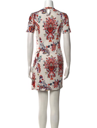 Paco Rabanne Floral Print Mini Dress