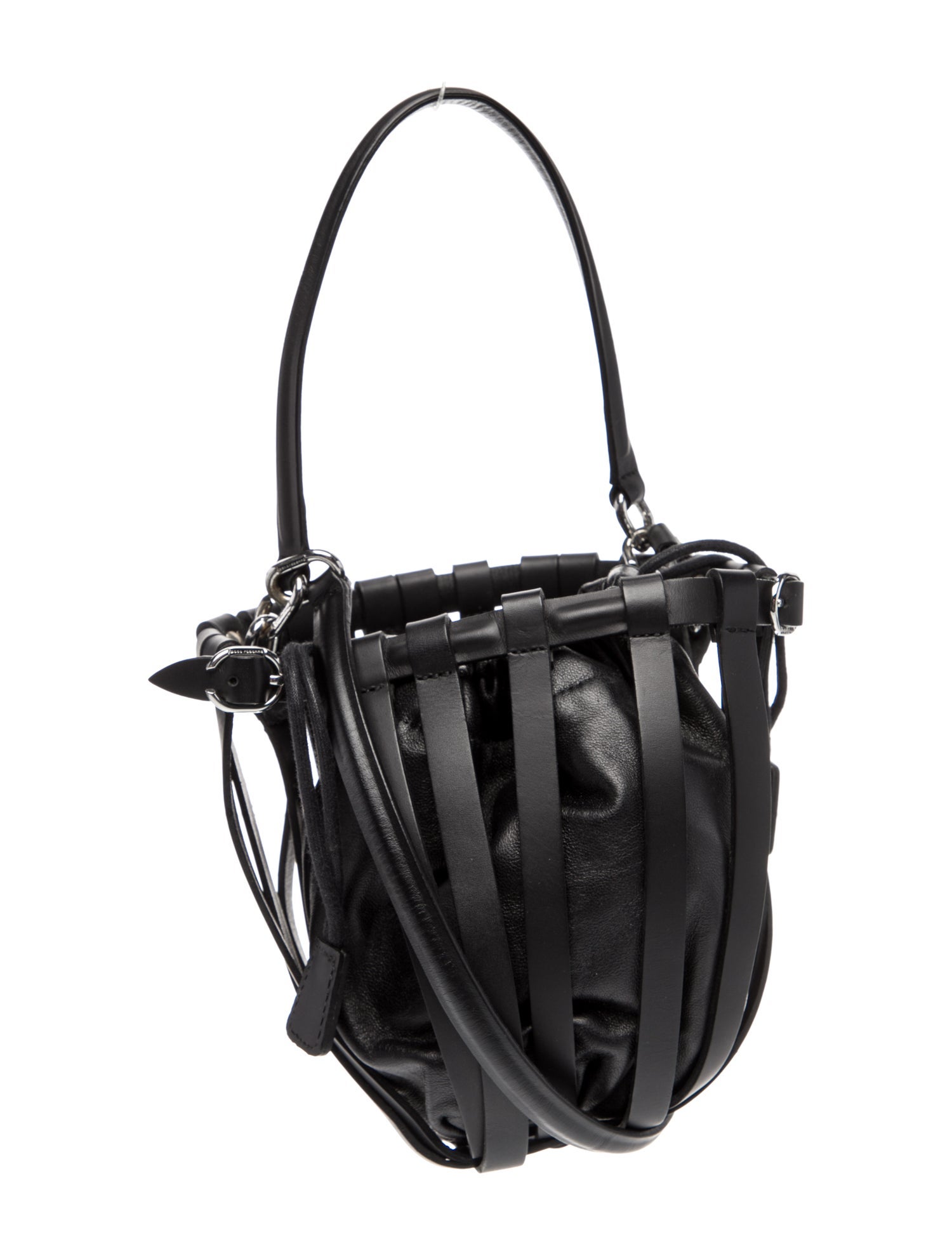 Paco Rabanne Leather Bucket Bag