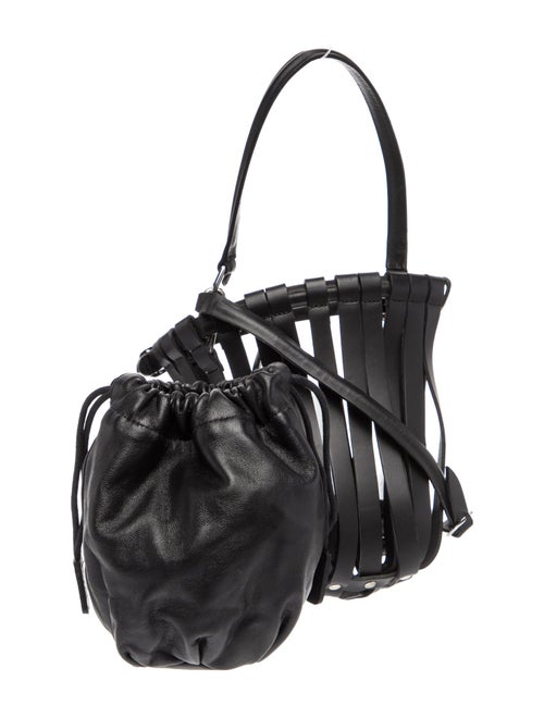 Paco Rabanne Leather Bucket Bag