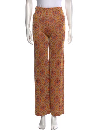 Paco Rabanne Printed Wide Leg Pants