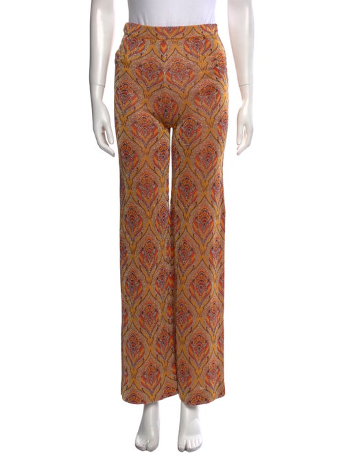 Paco Rabanne Printed Wide Leg Pants