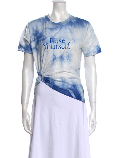 Paco Rabanne Tie-Dye Print Crew Neck T-Shirt
