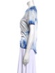 Paco Rabanne Tie-Dye Print Crew Neck T-Shirt
