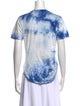 Paco Rabanne Tie-Dye Print Crew Neck T-Shirt