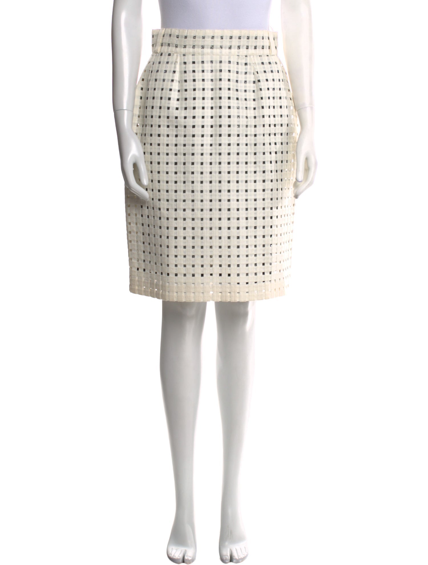 Paco Rabanne Silk Knee-Length Skirt