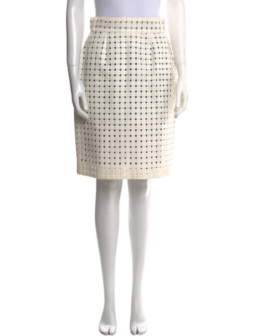 Paco Rabanne Silk Knee-Length Skirt