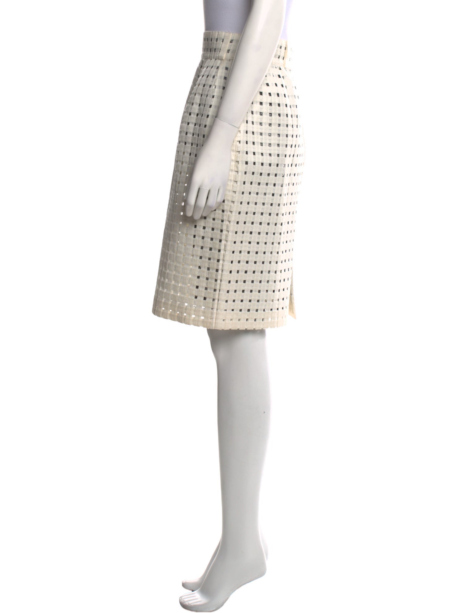 Paco Rabanne Silk Knee-Length Skirt