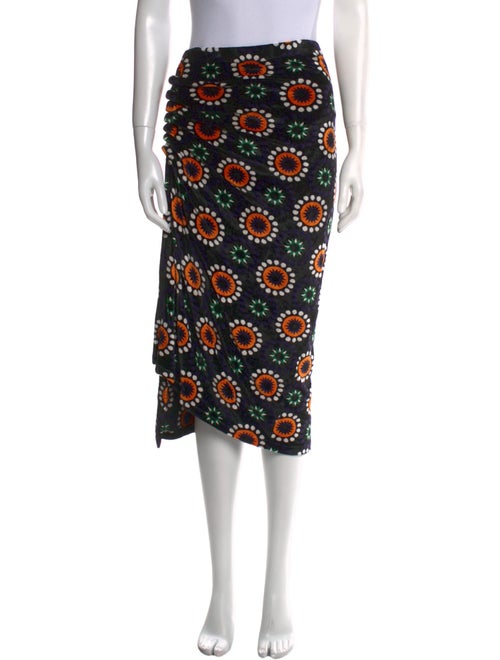 Paco Rabanne Velvet Midi Length Skirt